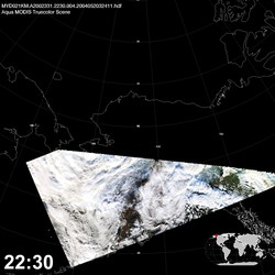 Level 1B Image at: 2230 UTC