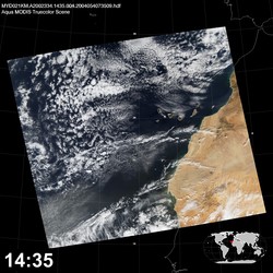 Level 1B Image at: 1435 UTC