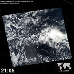 Level 1B Image at: 2105 UTC