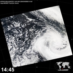 Level 1B Image at: 1445 UTC