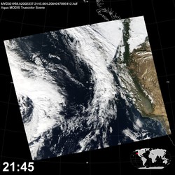 Level 1B Image at: 2145 UTC