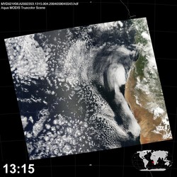 Level 1B Image at: 1315 UTC