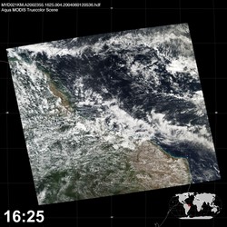 Level 1B Image at: 1625 UTC