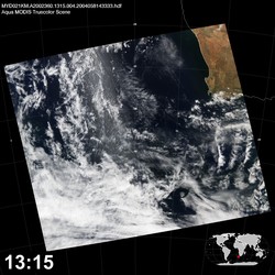 Level 1B Image at: 1315 UTC