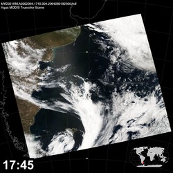 Level 1B Image at: 1745 UTC