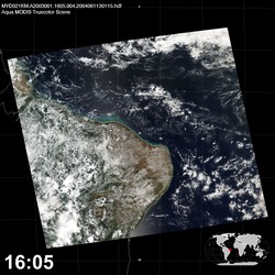 Level 1B Image at: 1605 UTC