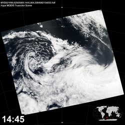 Level 1B Image at: 1445 UTC