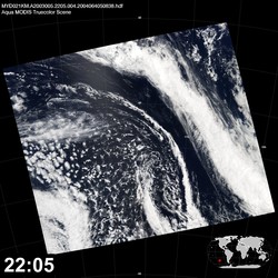 Level 1B Image at: 2205 UTC