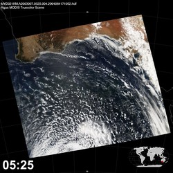 Level 1B Image at: 0525 UTC