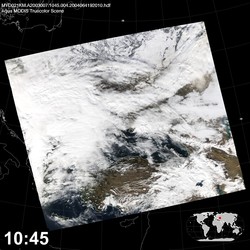 Level 1B Image at: 1045 UTC