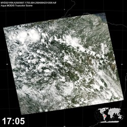 Level 1B Image at: 1705 UTC