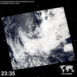 Level 1B Image at: 2335 UTC