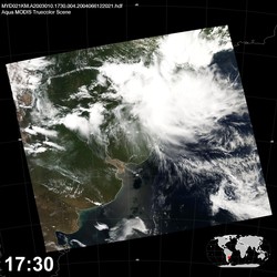 Level 1B Image at: 1730 UTC