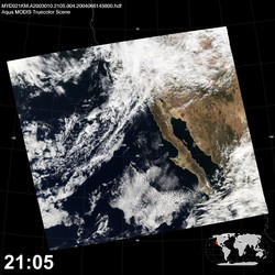 Level 1B Image at: 2105 UTC