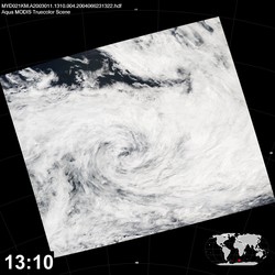 Level 1B Image at: 1310 UTC