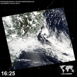 Level 1B Image at: 1625 UTC