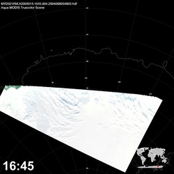 Level 1B Image at: 1645 UTC