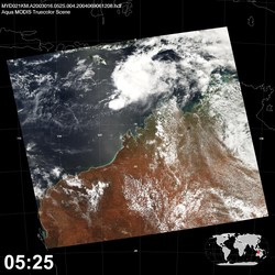 Level 1B Image at: 0525 UTC