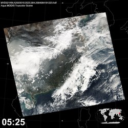 Level 1B Image at: 0525 UTC