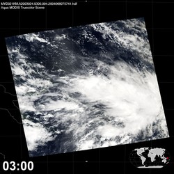 Level 1B Image at: 0300 UTC