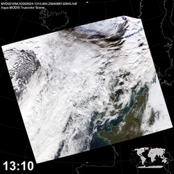 Level 1B Image at: 1310 UTC