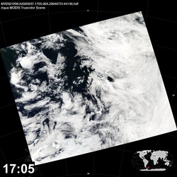 Level 1B Image at: 1705 UTC