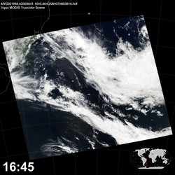 Level 1B Image at: 1645 UTC