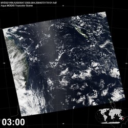 Level 1B Image at: 0300 UTC