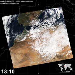 Level 1B Image at: 1310 UTC