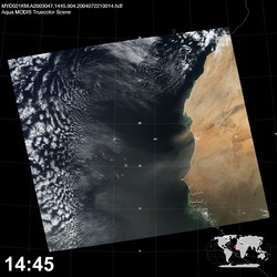 Level 1B Image at: 1445 UTC