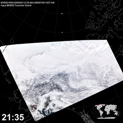 Level 1B Image at: 2135 UTC