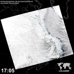 Level 1B Image at: 1705 UTC