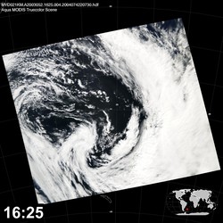 Level 1B Image at: 1625 UTC