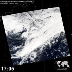 Level 1B Image at: 1705 UTC