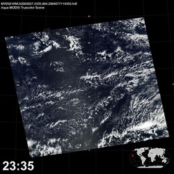 Level 1B Image at: 2335 UTC