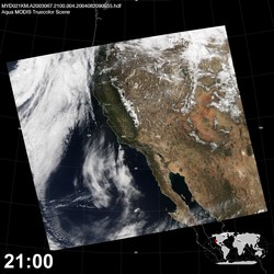 Level 1B Image at: 2100 UTC