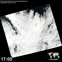 Level 1B Image at: 1705 UTC