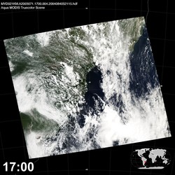 Level 1B Image at: 1700 UTC