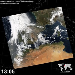 Level 1B Image at: 1305 UTC