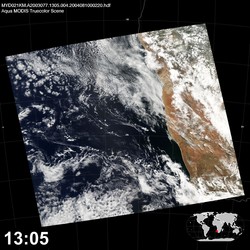 Level 1B Image at: 1305 UTC