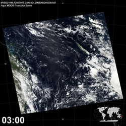 Level 1B Image at: 0300 UTC