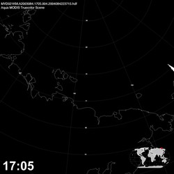 Level 1B Image at: 1705 UTC