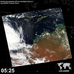 Level 1B Image at: 0525 UTC