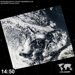 Level 1B Image at: 1450 UTC