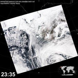 Level 1B Image at: 2335 UTC