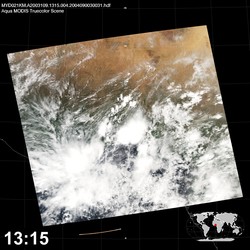 Level 1B Image at: 1315 UTC