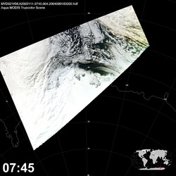 Level 1B Image at: 0745 UTC