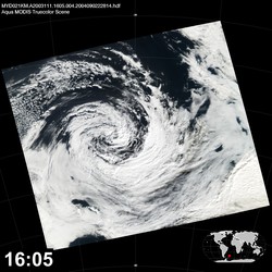 Level 1B Image at: 1605 UTC