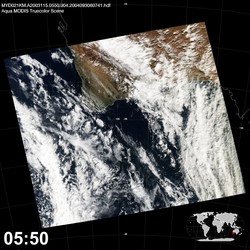 Level 1B Image at: 0550 UTC