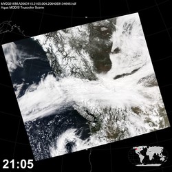 Level 1B Image at: 2105 UTC